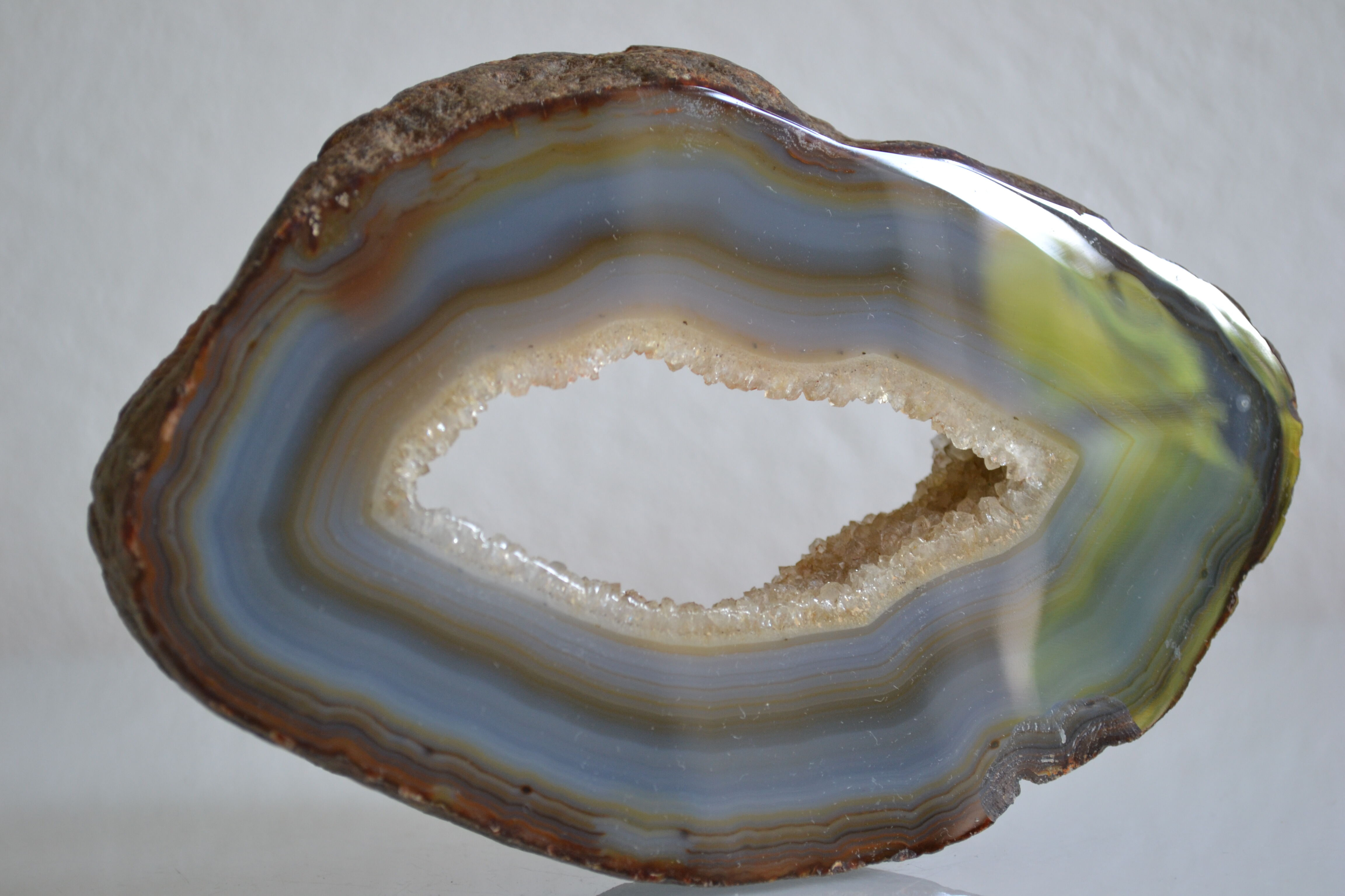 Agate paperweight