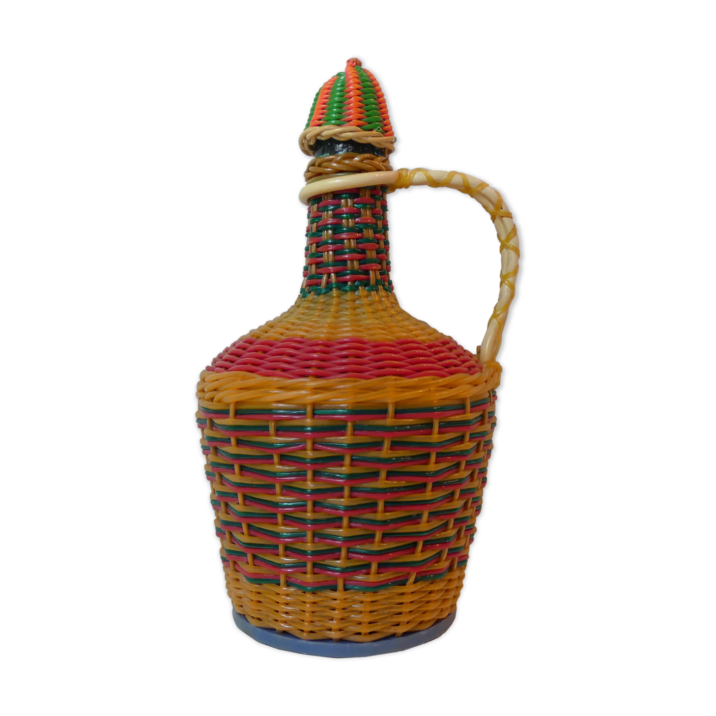 Vintage scoubidou bottle