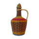 Vintage scoubidou bottle