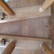 Pair of savoyard mountain chairs carved wooden chalet