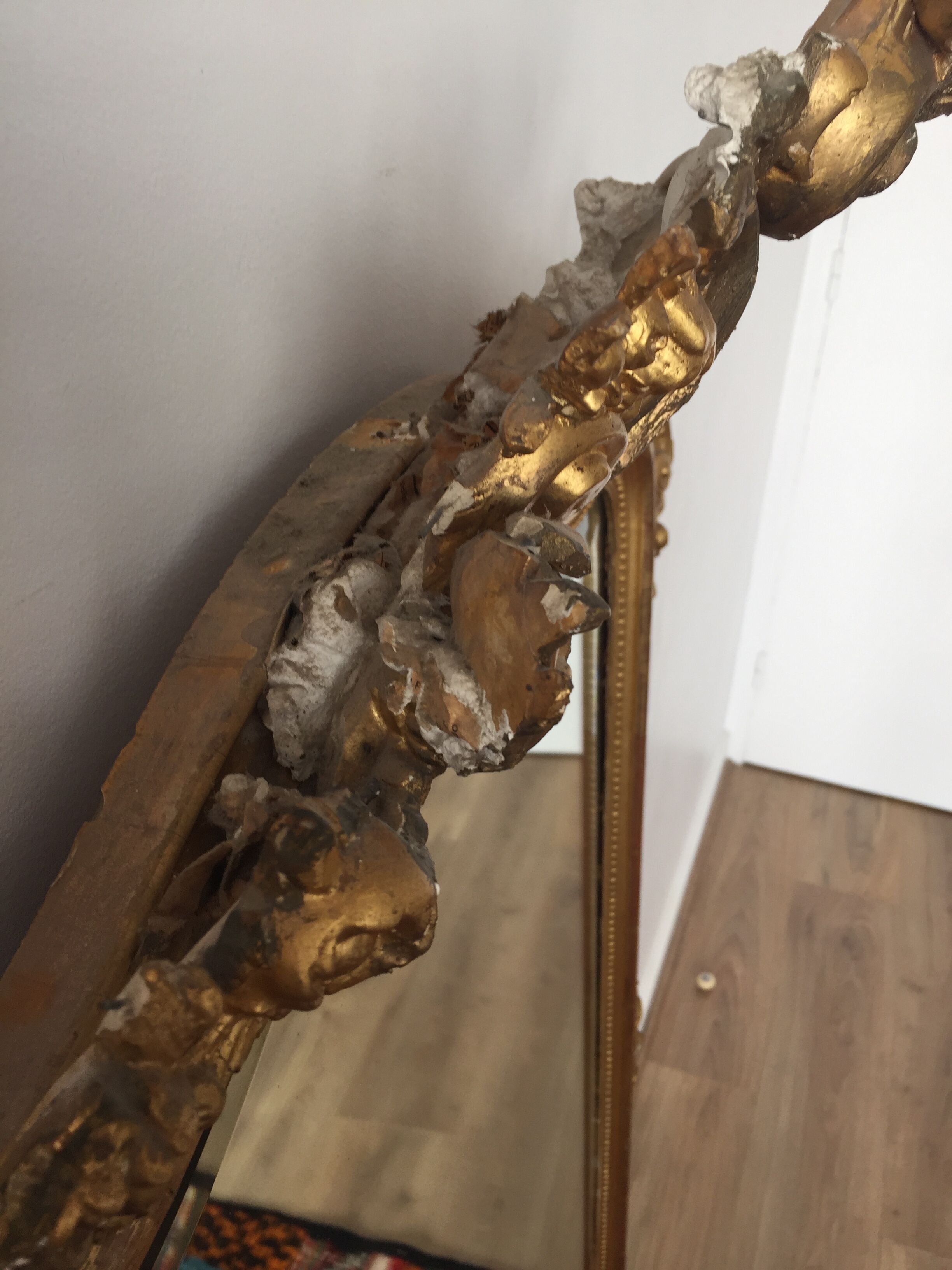 Mirror style Louis XV 89x143cm