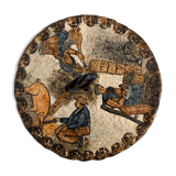 Bruno Dose ceramic cheese platter, Pottery du Breuil