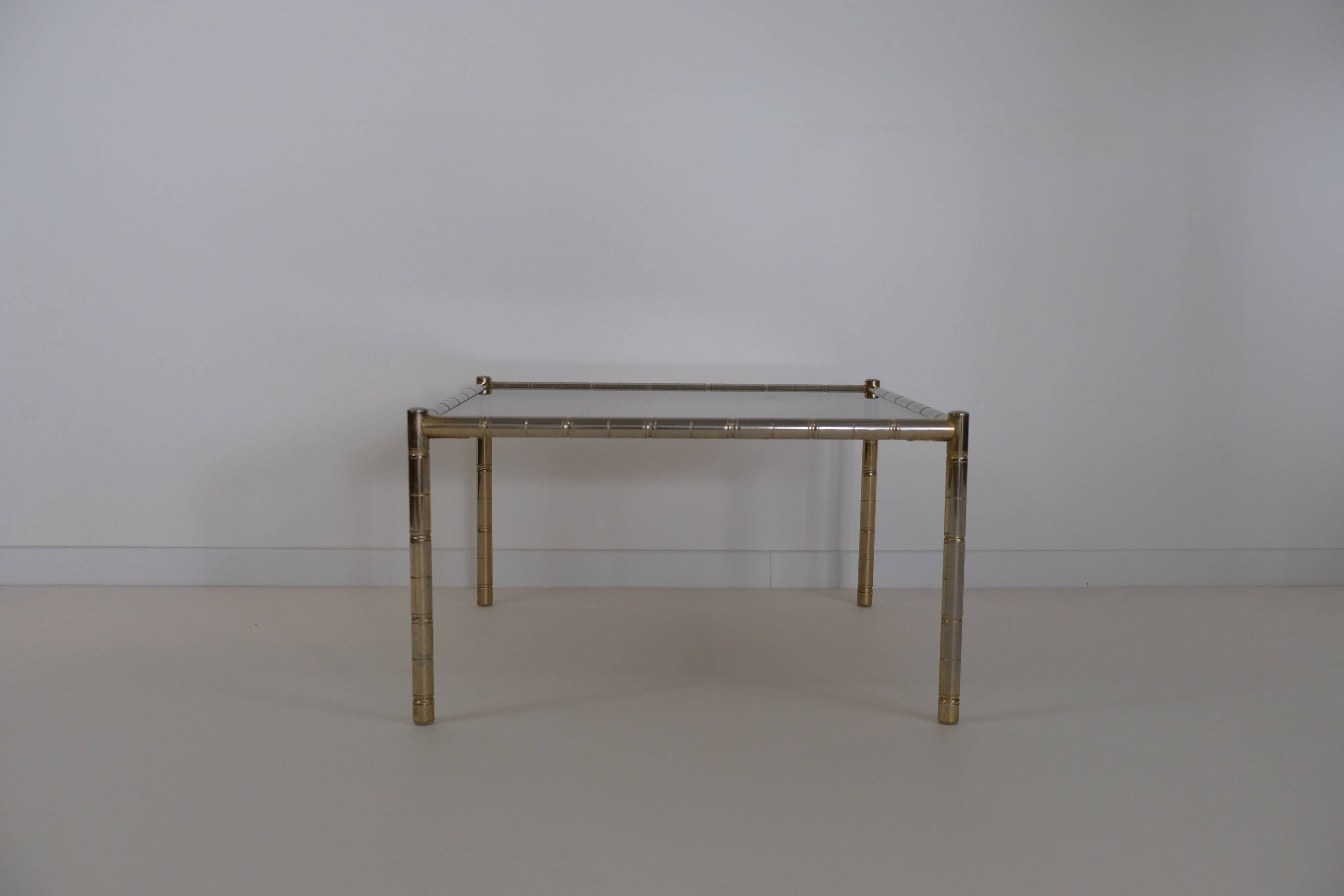 Square coffee table Henri Lancel