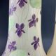 Large pair of glass vases with enameled floral decoration from the early 20th century LEGRAS