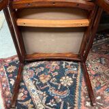 6 Dyrlund rosewood leather chairs