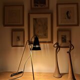 Large Italian brass table lamp, 50s design