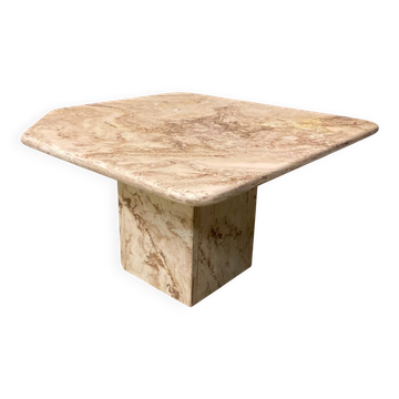 Table basse/table d'appoint en marbre vintage des années 1970