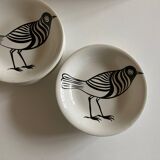 Set of 9 Robert Picault skullcap plates by Robert Picault 1970