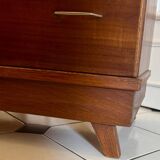 Vintage chiffonier with compass feet