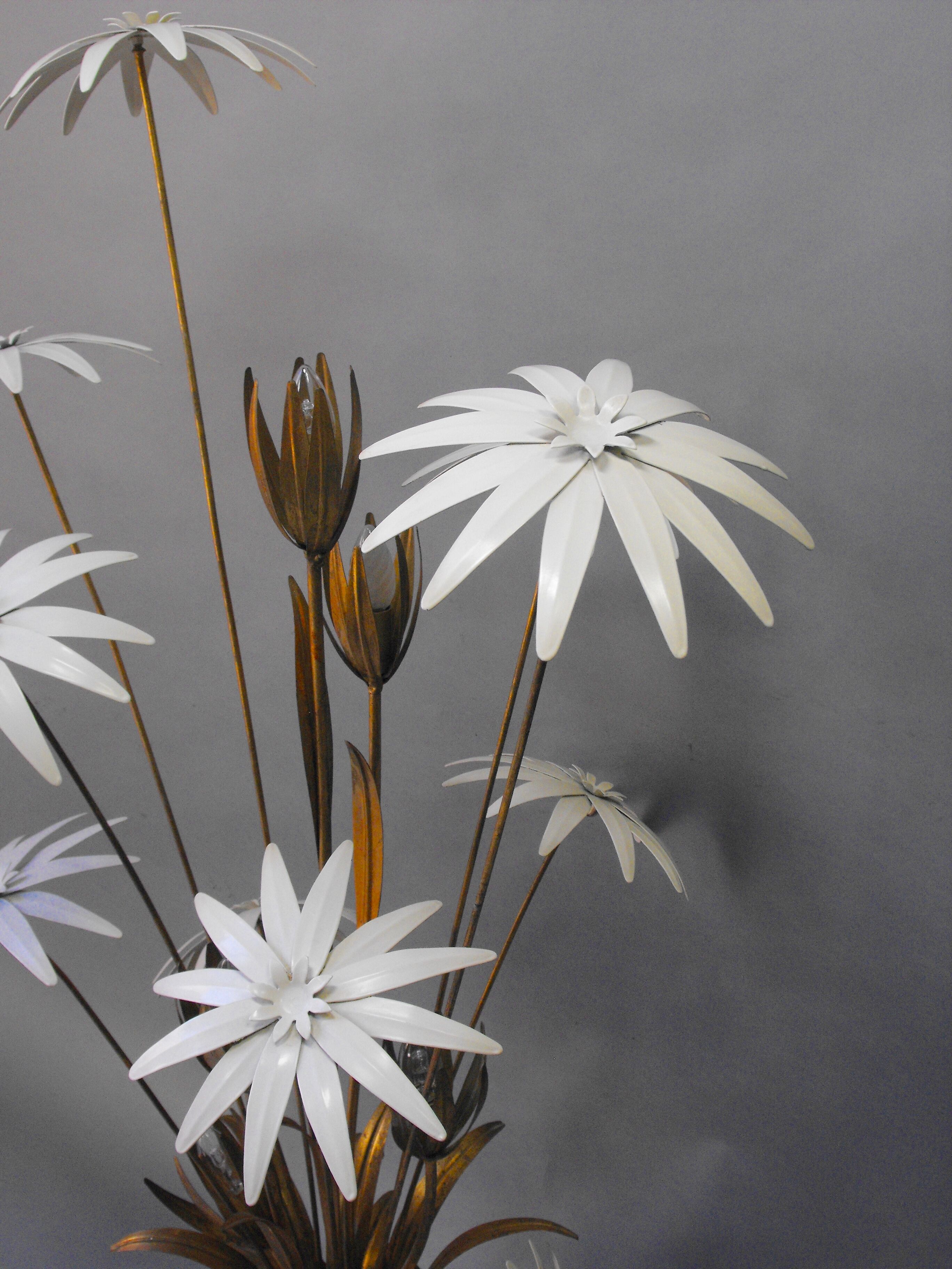 Floral lamp by Hans Kogl from the 70s.