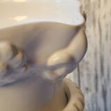 Émile Tessier white ceramic pitcher