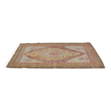 Vintage Oushak Handknotted Rug sku 1455