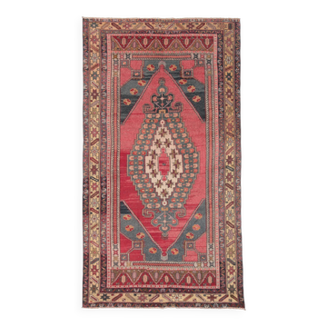 5x9 Red & Cream Classic Persian Rug, 152x271Cm