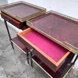 Pair of bedside Louis XVI style