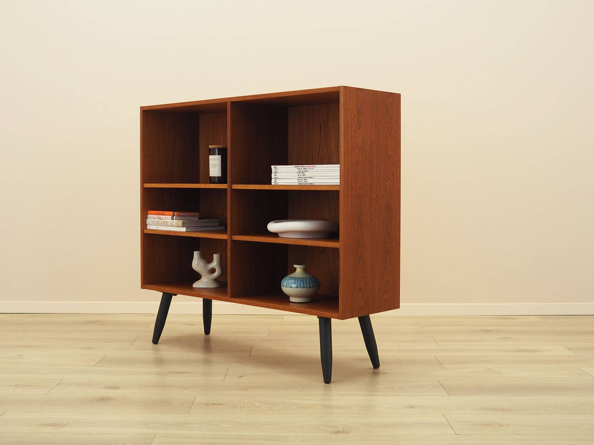 Teak shelving unit, Danish Modern 1960s