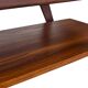Vintage coffee table teak veneer 1960s design