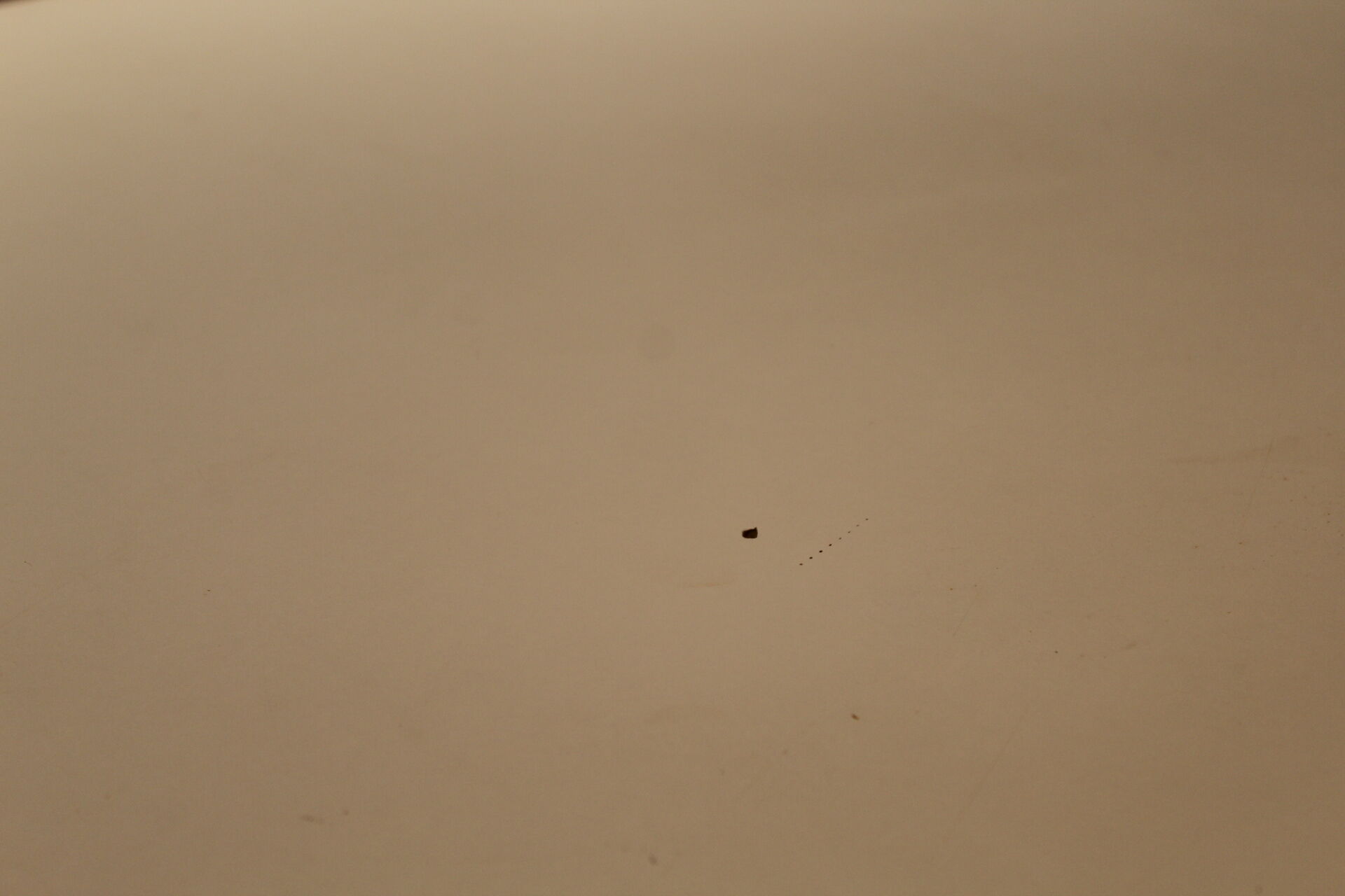 Table from the 70's formica in white and stainless steel