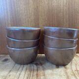 6 stoneware bowls