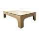 Willy Rizzo travertine coffee table