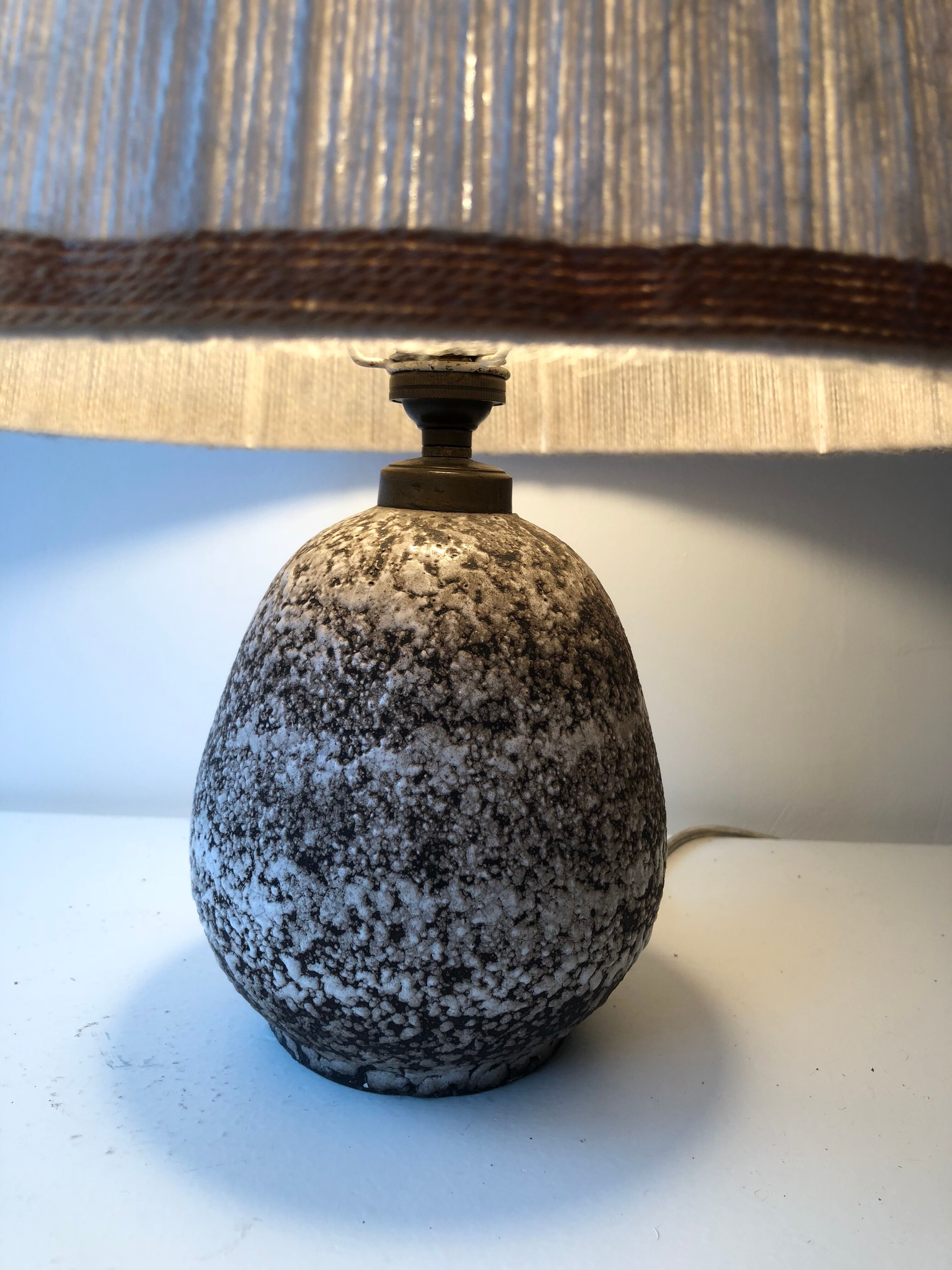 Lamp Lampshade in wool vintage ceramic