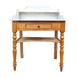 Wooden and marble toilet furniture