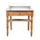 Wooden and marble toilet furniture