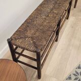 Banc en paille