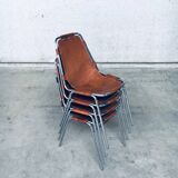 Italian Les Arcs Dining Chairs by Charlotte Perriand, 1960s, Set of 4