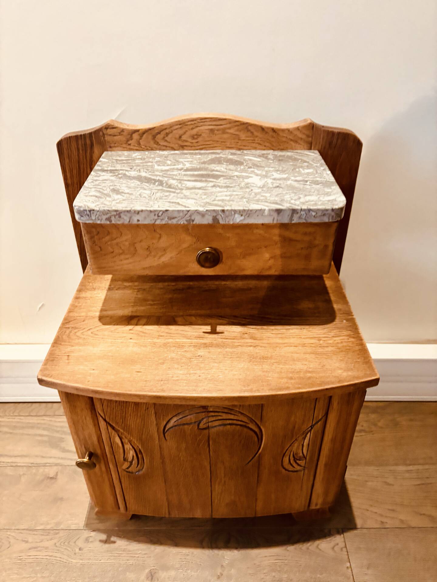 Antique Art Deco bedside table