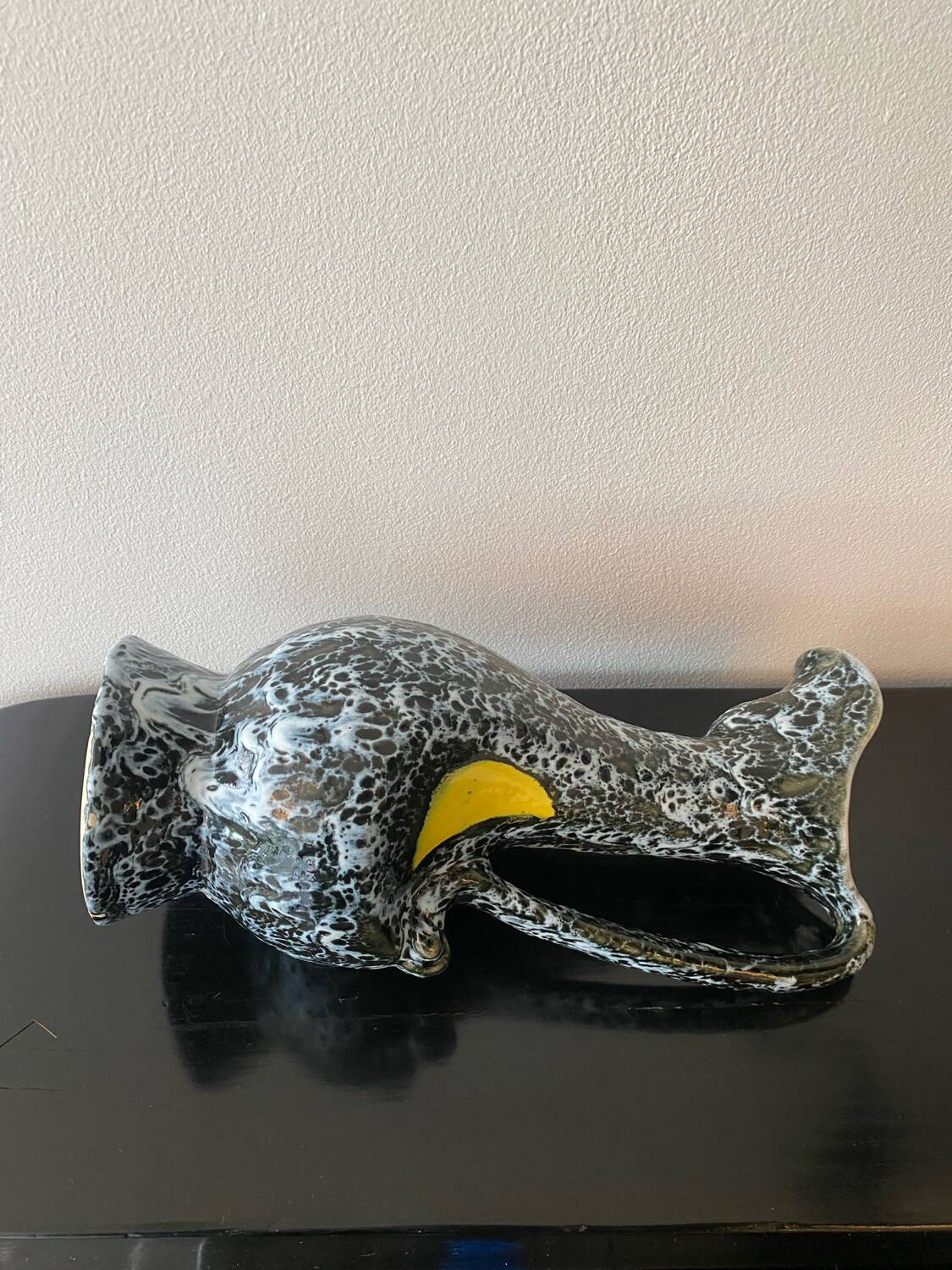 Large Vintage Pitcher 50-60 Vallauris by Auguste Lucchesi known as Luc