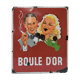 Advertising email plate "golden ball" years 50