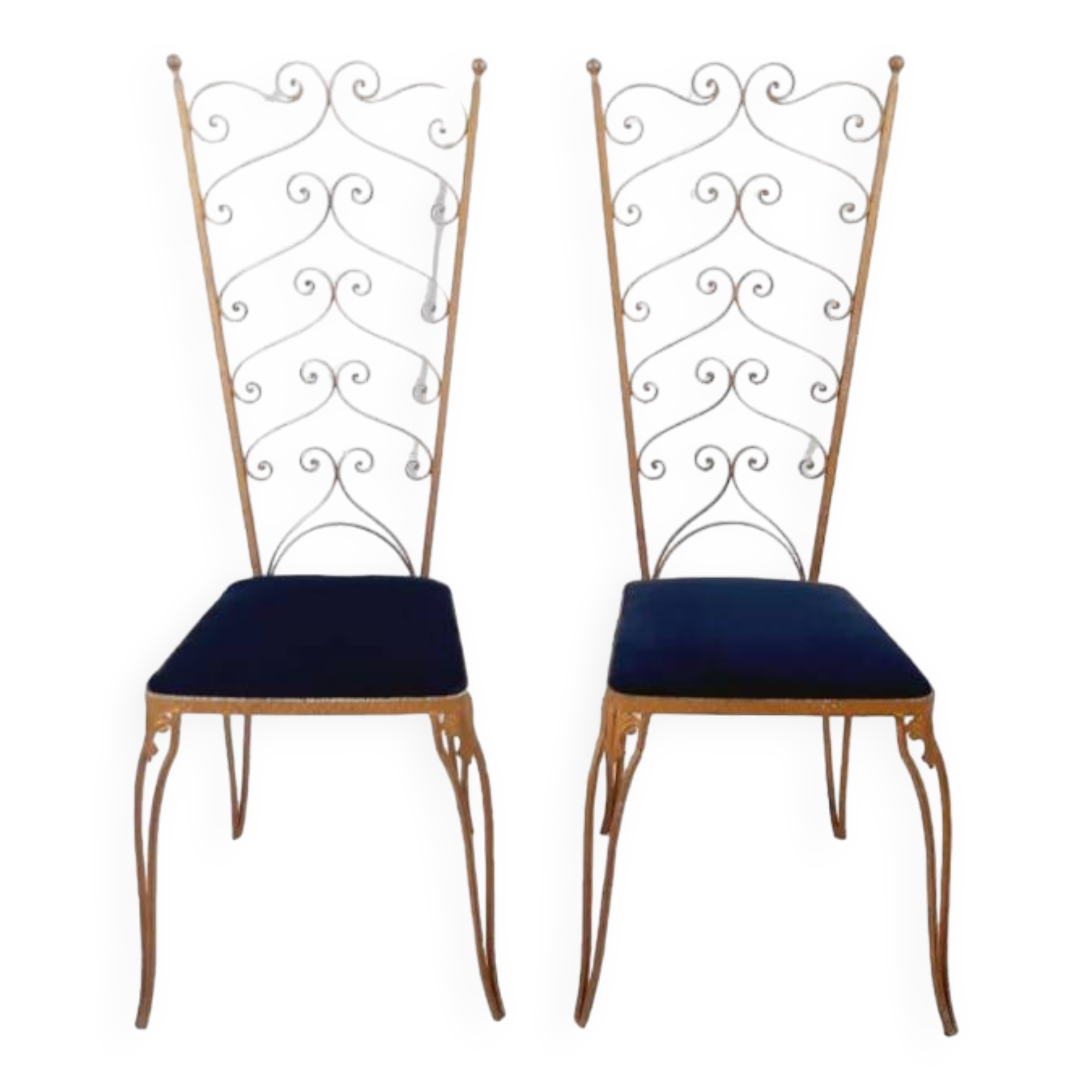Pair of vintage chairs, design Pier Luigi Colli