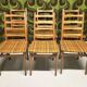 Set of 6 vintage Scandinavian chairs from the 60s/70s.