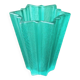 Molded pressed glass vase, 12-pointed star