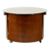 Eugenio Gerli, for Tecno. Round coffee table with integrated bar. Circa 1960.