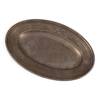 Christofle white metal dish