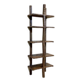 Etagère en teck, fabrication indienne des années 1980