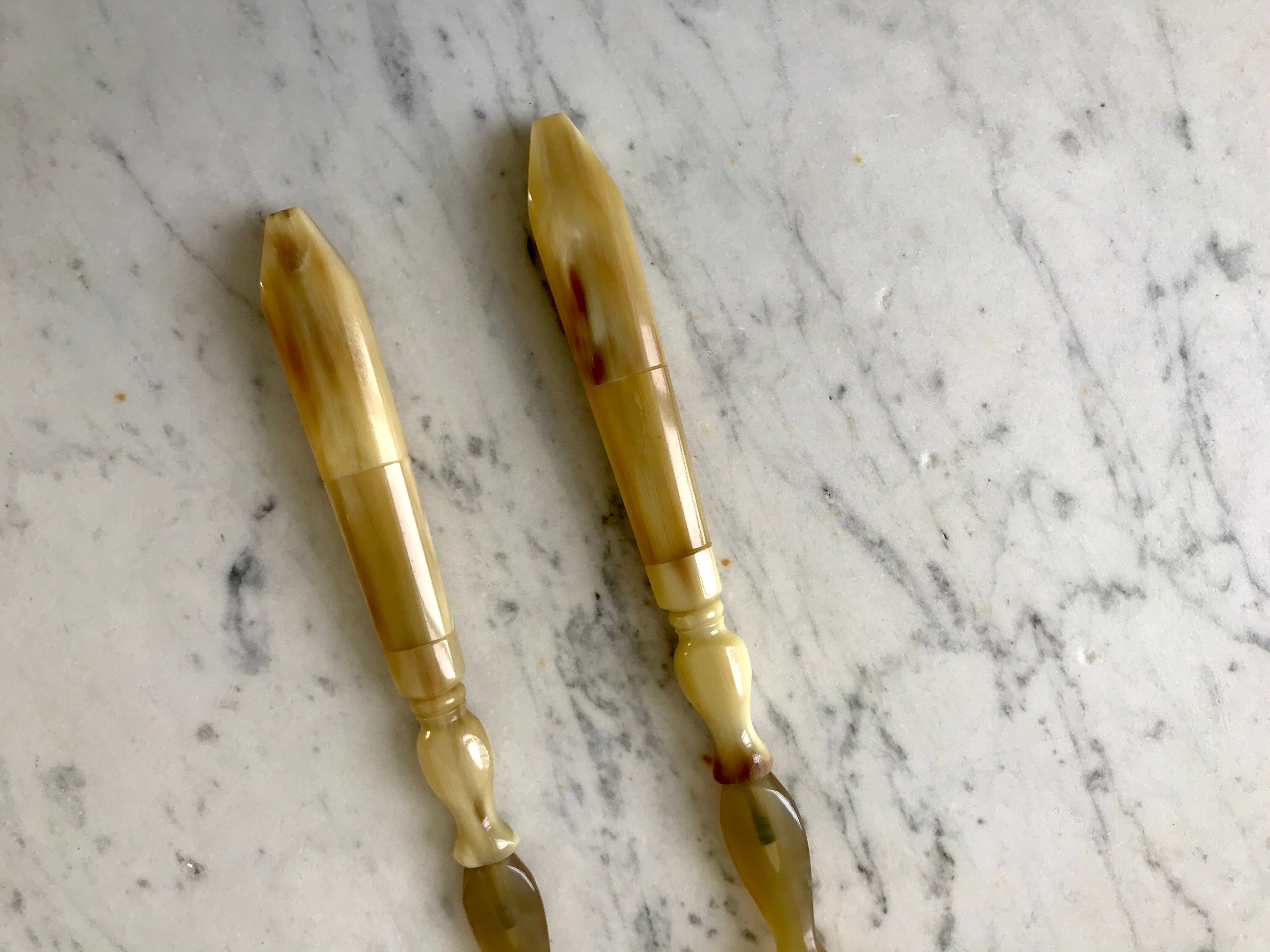 Duo of salad cutlery 50s-60s