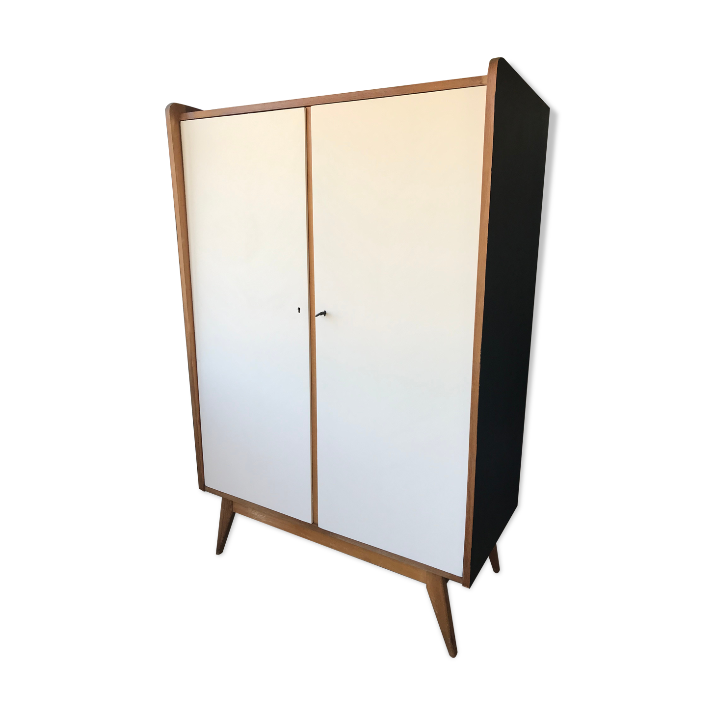 Armoire vintage pieds compas