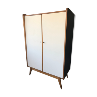 Vintage compass feet cabinet