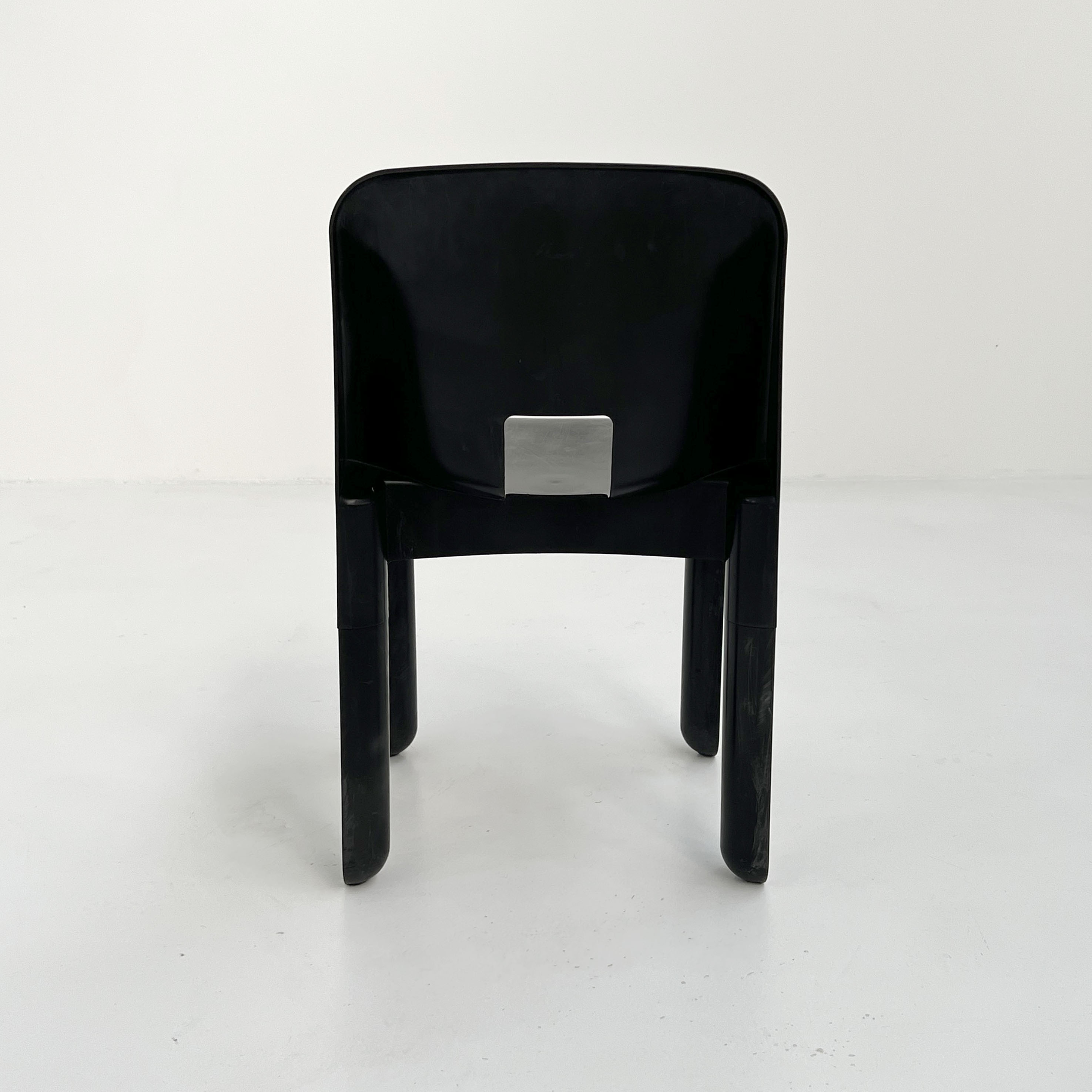Black Universal Chair Model 4867 by Joe Colombo for Kartell, 1970