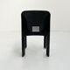 Chaise Universale noire modèle 4867 par Joe Colombo pour Kartell, 1970
