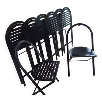 Chaises pliantes ému