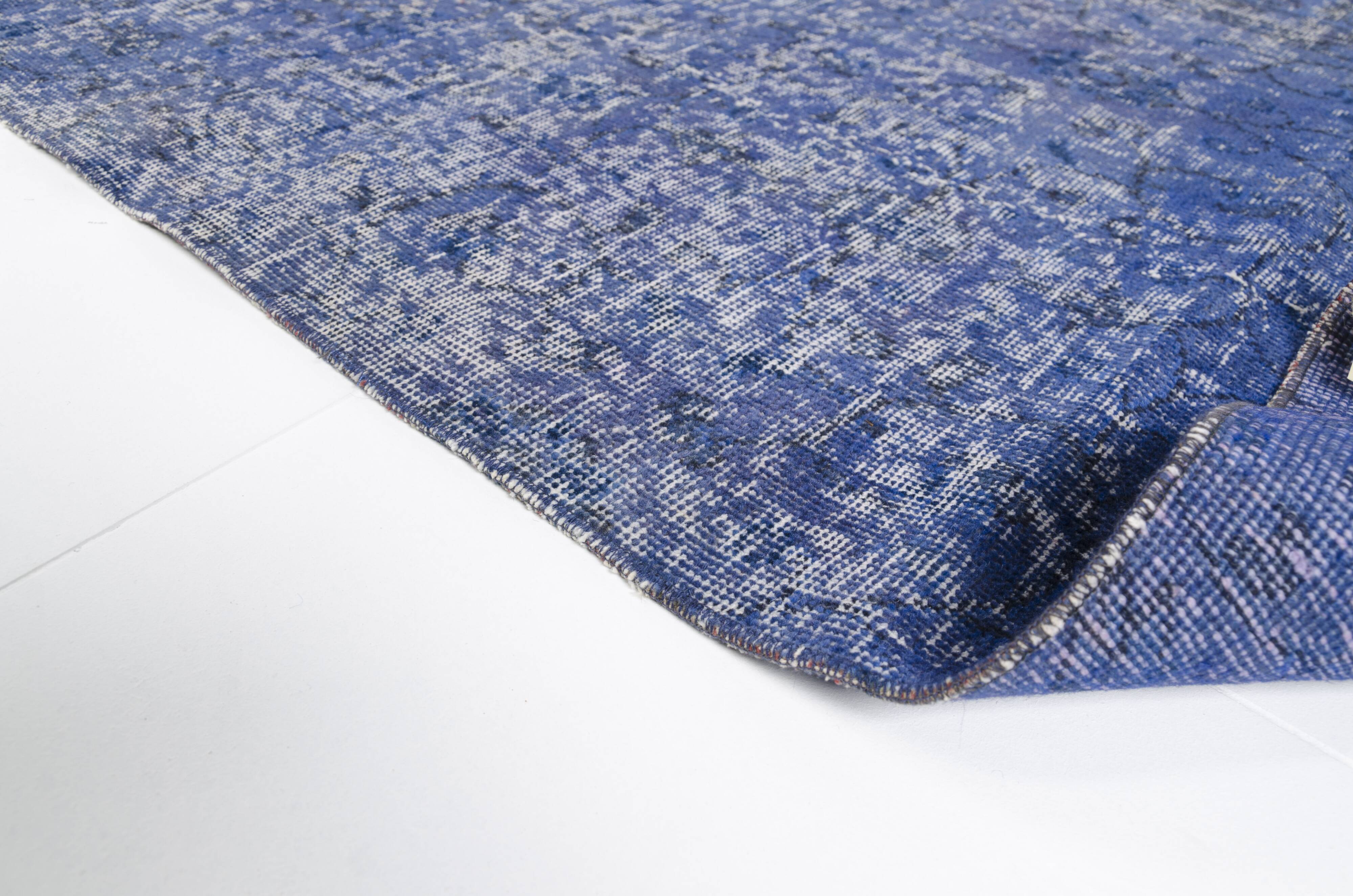 Blue Oushak Runner Rug sku1059