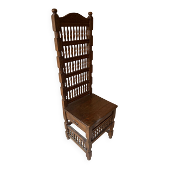 Grand fauteuil en bois XIXème