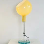 Parola Table Lamp By Gae Aulenti & Piero Castiglioni For Fontana Arte, Italy, 1980S