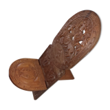 Carved African chair