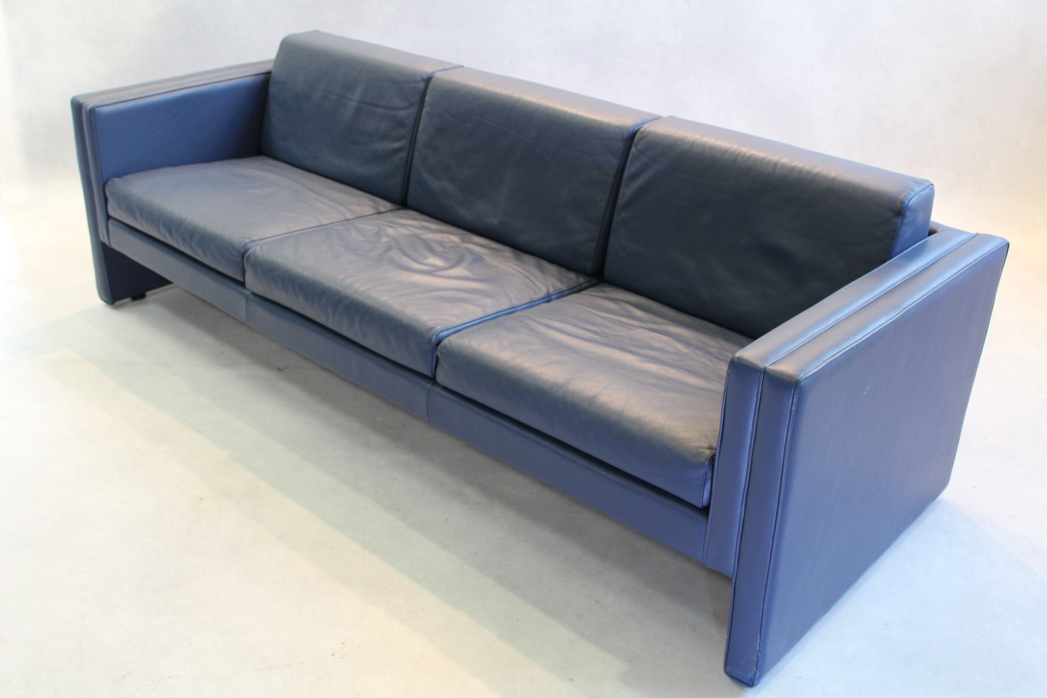 Walter Knoll leather sofa, design Jurgen Lange