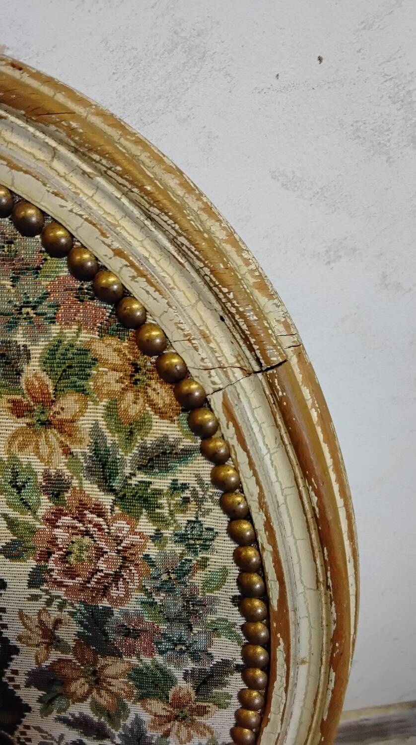 6 Louis XVI style Medallion chairs