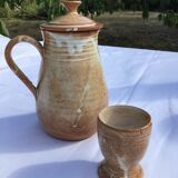 Vallauris coffee maker with sugar and milk pot